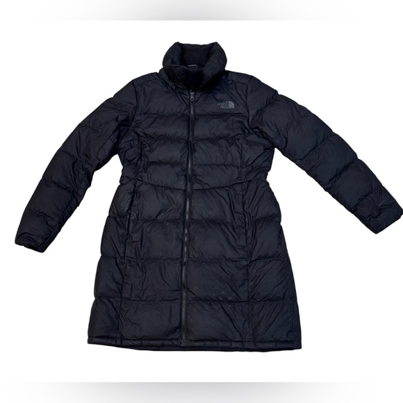 North Face Metropolis 550 Women’s Black Puffer Parka NF0A5GDS Size Large - Picture 1 of 15